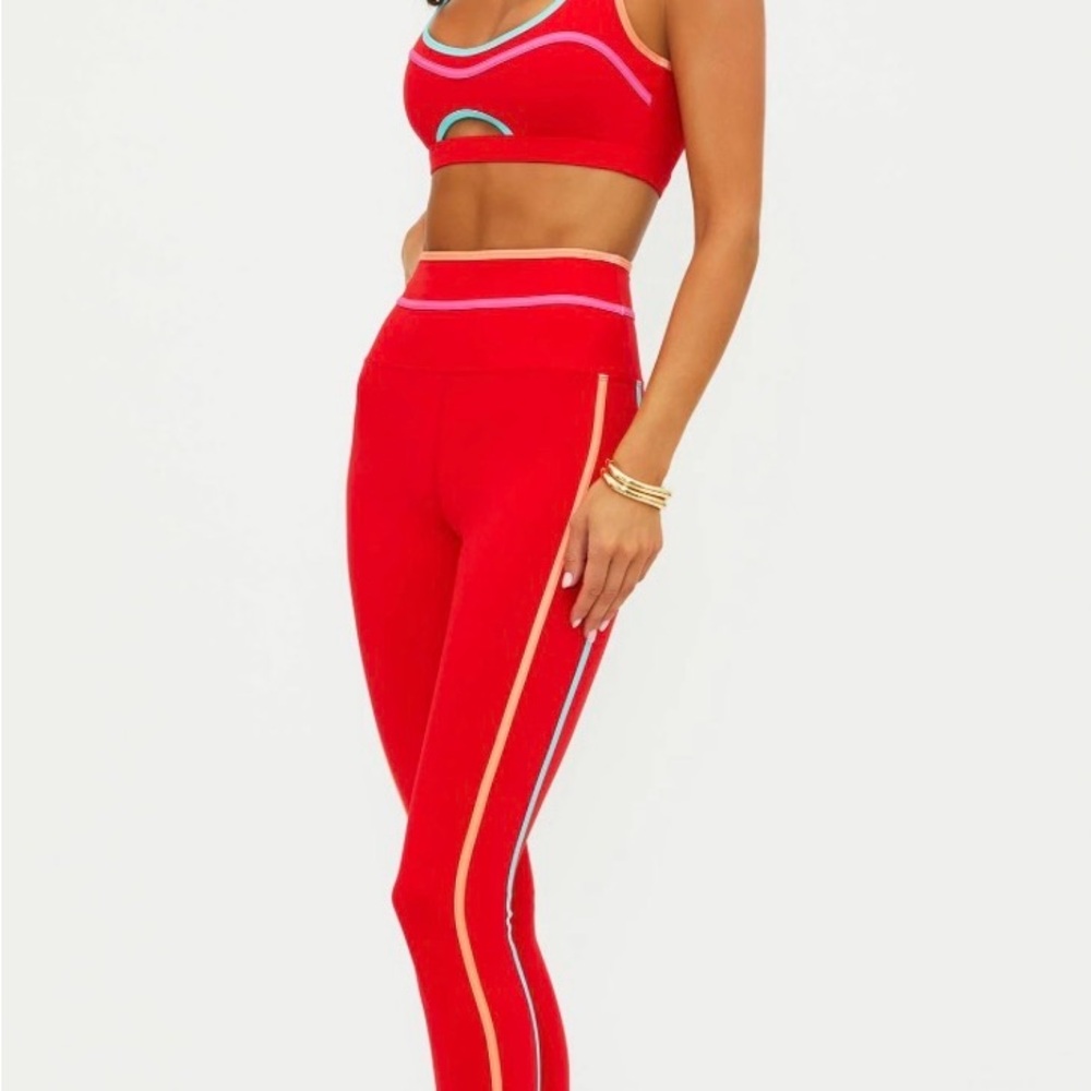 SOLD- NWT- Beach Riot Solara Legging Strawberry Smoothie Matte